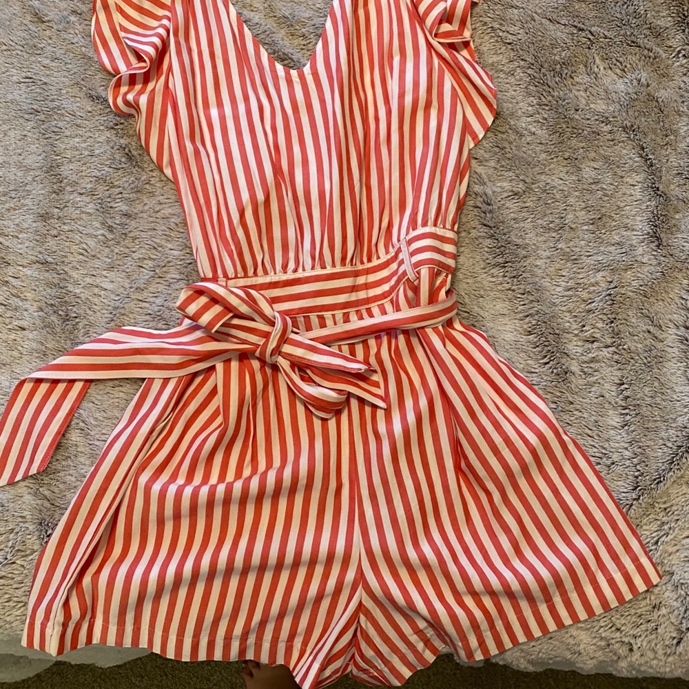 LOFT striped romper.